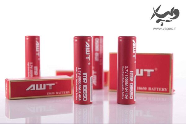 باتری 18650 AWT 3000mAh 40A - تصویر 2