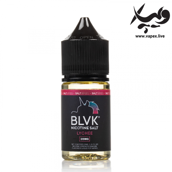 سالت نیکوتین سرخالو بی ال وی کی BLVK Lychee - تصویر 3