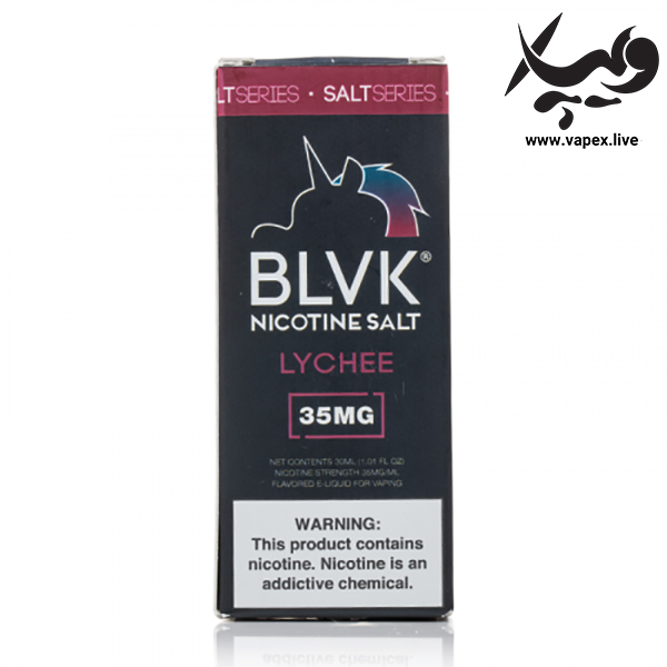 سالت نیکوتین سرخالو بی ال وی کی BLVK Lychee - تصویر 4