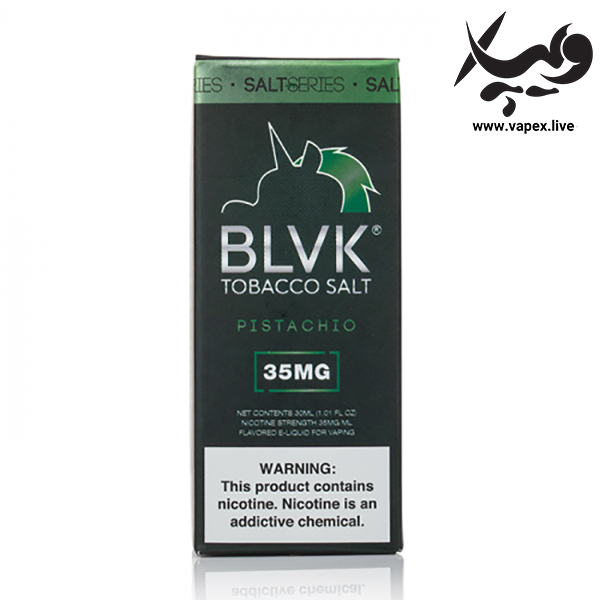 سالت نیکوتین تنباکو پسته بی ال وی کی BLVK Tobacco Pistachio - تصویر 4
