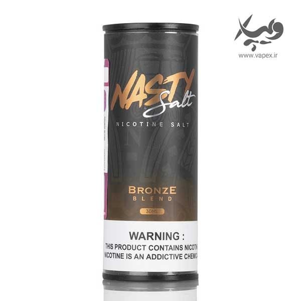 سالت نیکوتین برنز تنباکو کارامل نستی Nasty Bronze Blend - تصویر 5