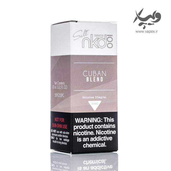سالت نیکوتین کوبان بلند نیکد NKD100 Cuban Blend - تصویر 3