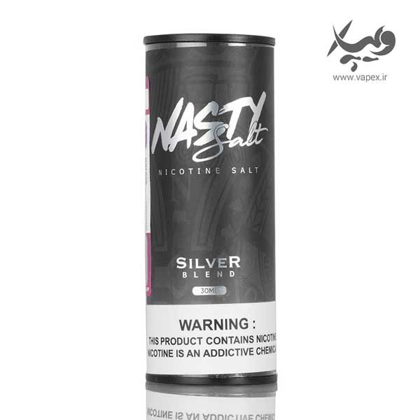 سالت نیکوتین سیلور تنباکو وانیل نستی Nasty Silver Blend - تصویر 5