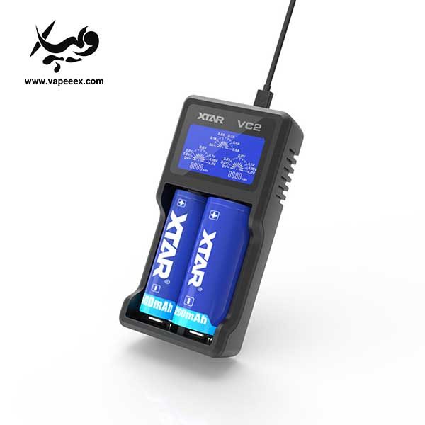 شارژر اکستار دو خشاب XTAR VC2 - تصویر 2