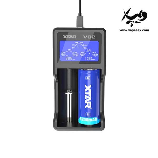 شارژر اکستار دو خشاب XTAR VC2 - تصویر 4