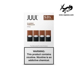 کارتریج پاد جول تنباکو کلاسیک JUUL Classic Tobacco