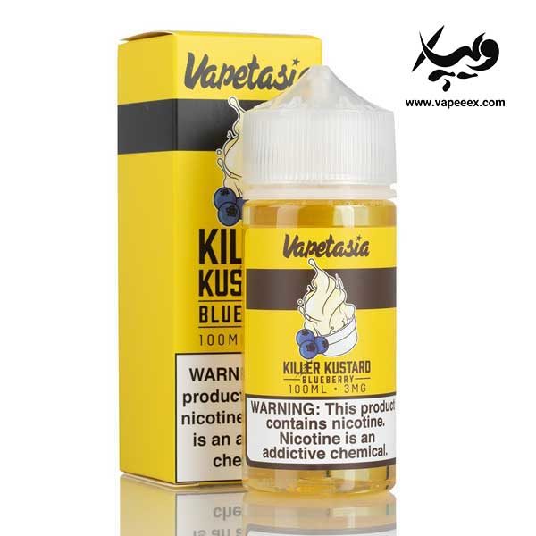 جویس ویپتاسیا کیلر کاستارد بلوبری Vapetasia Blueberry Killer Kustard 100ML - تصویر 5