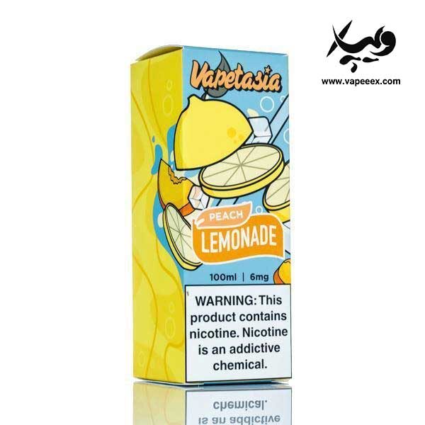 جویس لیموناد هلو ویپتاسیا ۱۰۰ میل Vapetasia Peach Lemonade - تصویر 3