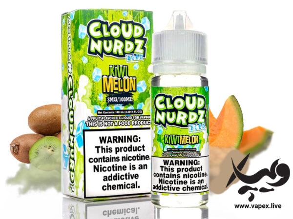 جویس کلود نوردز کیوی ملون Cloud Nurdz Kiwi Melon 100ML - تصویر 5