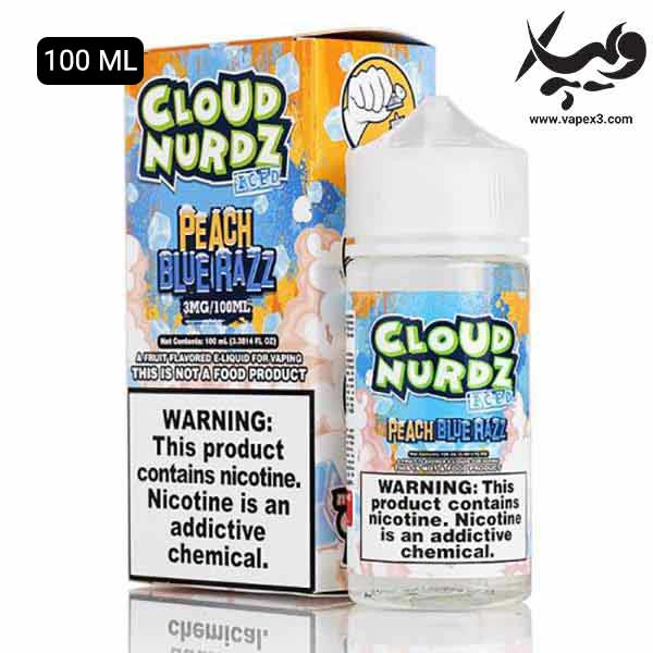 جویس کلود نوردز هلو بلوبری یخ Cloud Nurdz Peach Bluerazz ICED 100ML - تصویر 5