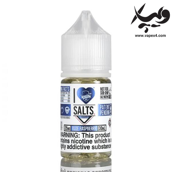 سالت نیکوتین آی لاو سالتز بلوبری I Love Saltz Blue Raspberry Salt
