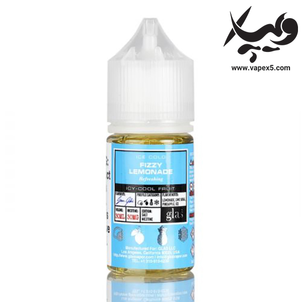 سالت نیکوتین گلس فیزی لیموناد Glas Fizzy Lemonade Salt