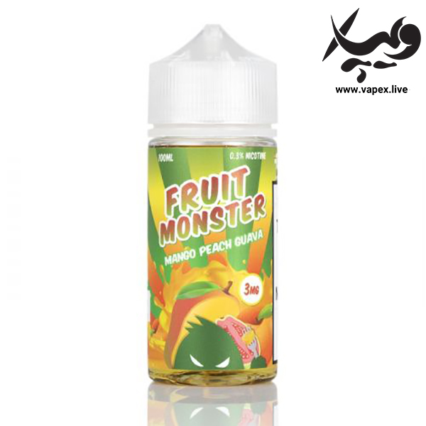 جویس فروت مانستر انبه هلو گواوا Fruit Monster Mango Peach Guava 100ML - تصویر 3