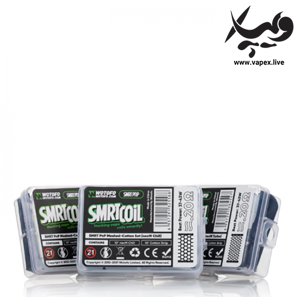 سیم ویپ و پنبه اسمارت پی ان پی SMRT PnP Mesh-Cotton Set