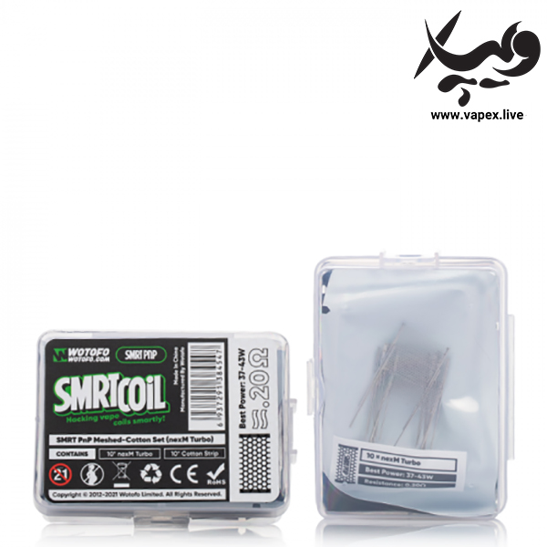 سیم ویپ و پنبه اسمارت پی ان پی SMRT PnP Mesh-Cotton Set - تصویر 5
