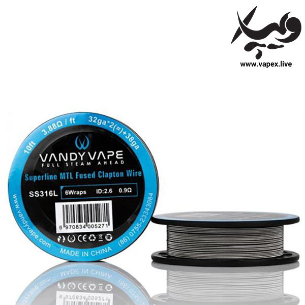 سیم ویپ سوپر فاین ام تی ال وندی ویپ Vandy Vape Superfine MTL Spools - تصویر 4