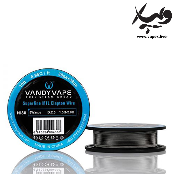 سیم ویپ سوپر فاین ام تی ال وندی ویپ Vandy Vape Superfine MTL Spools - تصویر 2