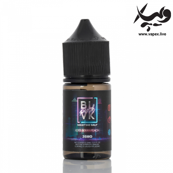 سالت بی ال وی کی هلو بری یخ BLVK ICED Berry Peach - تصویر 3