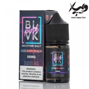 سالت بی ال وی کی هلو بری یخ BLVK ICED Berry Peach