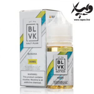 سالت بی ال وی کی موز یخ BLVK Salt Plus Banana Ice