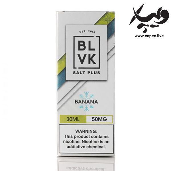 سالت بی ال وی کی موز یخ BLVK Salt Plus Banana Ice - تصویر 4