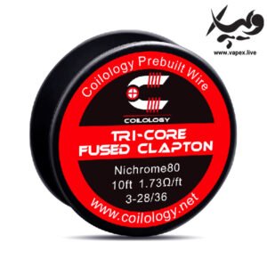 سیم ویپ ترای کور فیوز کلپتون کویلولوژی Coilology Tri-Core Fused Clapton Spool