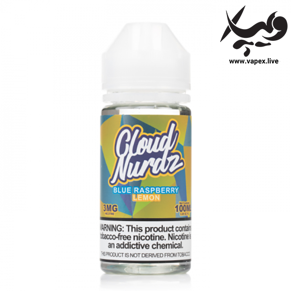 جویس بلو رزبری لیمو کلود نوردز Cloud Nurdz Blue Raspberry Lemon 100ML - تصویر 2