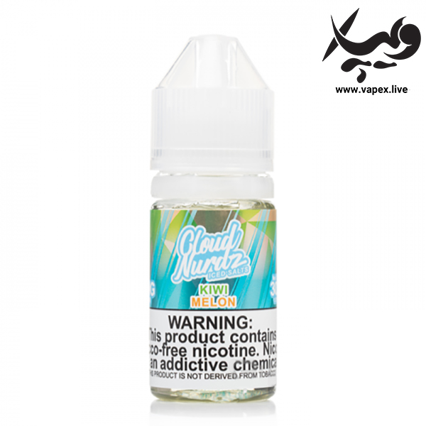 سالت کیوی ملون یخ کلود نوردز Cloud Nurdz Kiwi Melon ICE - تصویر 2