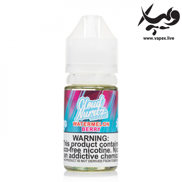 سالت واترملون بری یخ کلود نوردز Cloud Nurdz Watermelon Berry ICE - تصویر 2