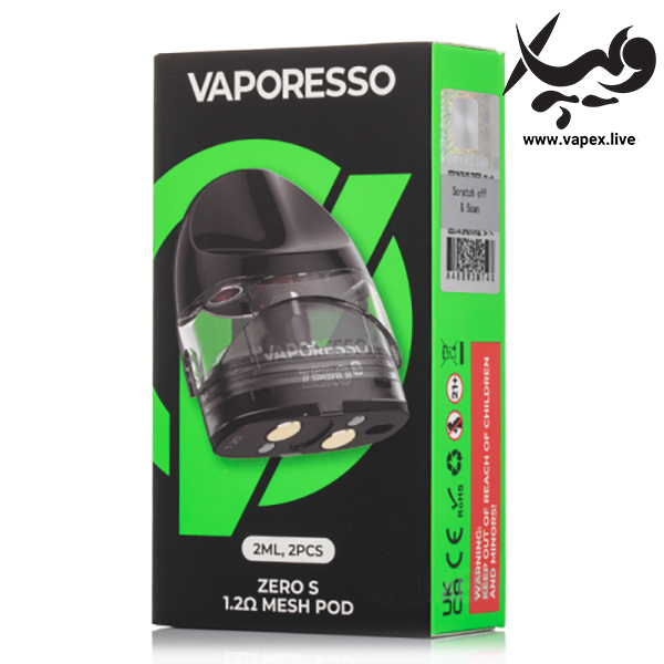 کارتریج ویپرسو زیرو اس Vaporesso Zero S Pod - تصویر 6