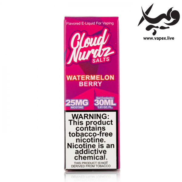 سالت هندوانه توت فرنگی کلود نوردز Cloud Nurdz Watermelon Berry - تصویر 3