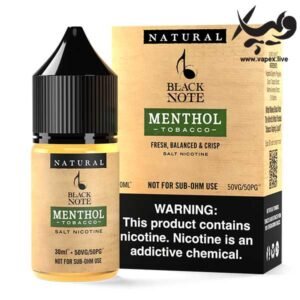 سالت منتول توباکو بلک نوت Black Note Menthol Tobacco