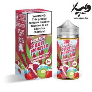 جویس انار کیوی توت فرنگی یخ فروت مانستر Frozen Fruit Monster Strawberry Kiwi Pomegranate ICE 100ML