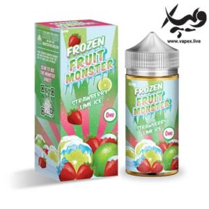 جویس لیمو توت فرنگی یخ فروت مانستر Frozen Fruit Monster Strawberry Lime ICE 100ML