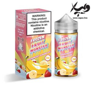 جویس موز توت فرنگی یخ فروت مانستر Frozen Fruit Monster Strawberry Banana ICE 100ML