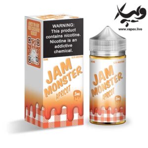 جویس زردآلو جم مانستر Jam Monster Apricot 100ML