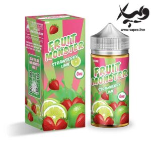 جویس توت فرنگی لیمو فروت مانستر Fruit Monster Strawberry Lime 100ML