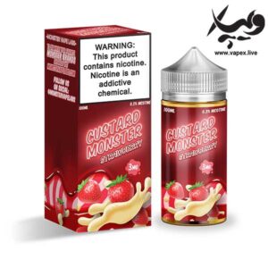 جویس توت فرنگی کاستارد مانستر Custard Monster Strawberry 100ML