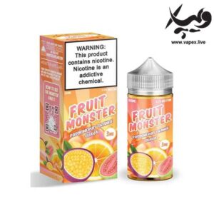 جویس پشن فروت پرتقال گواوا فروت مانستر Fruit Monster Passionfruit Orange Guava 100ML