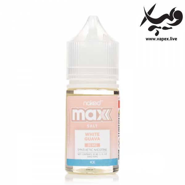 سالت نیکد مکس گواوا سفید یخ Naked Max White Guava ICE - تصویر 2