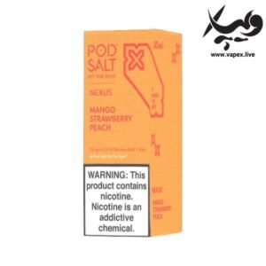 پاد سالت انبه هلو توت فرنگی Pod Salt Mango Strawberry Peach