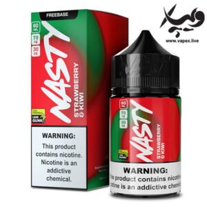 جویس استرابری کیوی نستی Nasty Strawberry & Kiwi