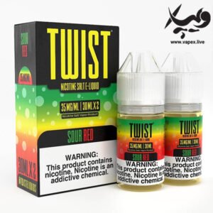 سالت آب نبات هندوانه توییست Twist Sour Red