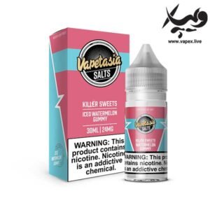 سالت آدامس هندوانه یخ ویپتاسیا Vapetasia Watermelon Gummy Ice