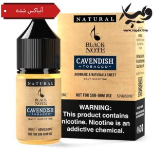 سالت کاوندیش توباکو بلک نوت Black Note Cavendish Unboxed