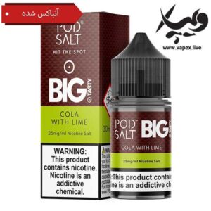 پاد سالت کولا و لیمو آنباس شده Pod Salt Cola With Lime Unboxed