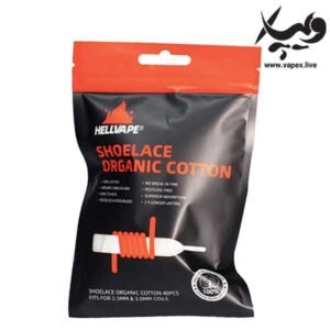 پنبه نسوز ویپ سوکتی هل ویپ Hell Vape Shoelace Organic Cotton