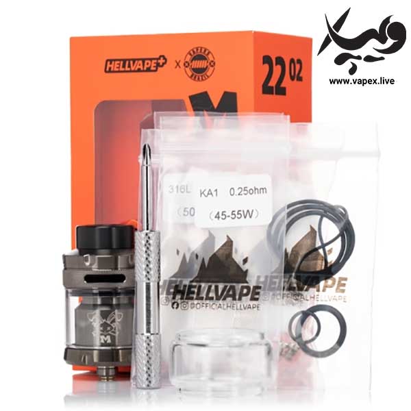 اتومایزر دد ربیت مش آر تی ای هل ویپ HellVape Dead Rabbit M RTA - تصویر 10