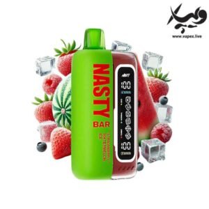 پاد نستی بار ۲۰۰۰۰ پاف توت فرنگی هندوانه Bar Strawberry Melon