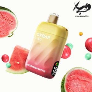 پاد یکبار مصرف اوکسبار لیسو ۲۸۰۰۰ پاف هندوانه اسکیترز Liso Watermelon Skittlz